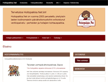 Tablet Screenshot of hoitopaikka.net